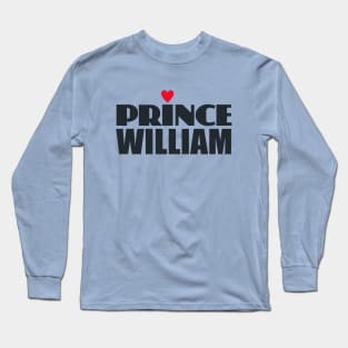 Prince William Heart Long Sleeve T-Shirt